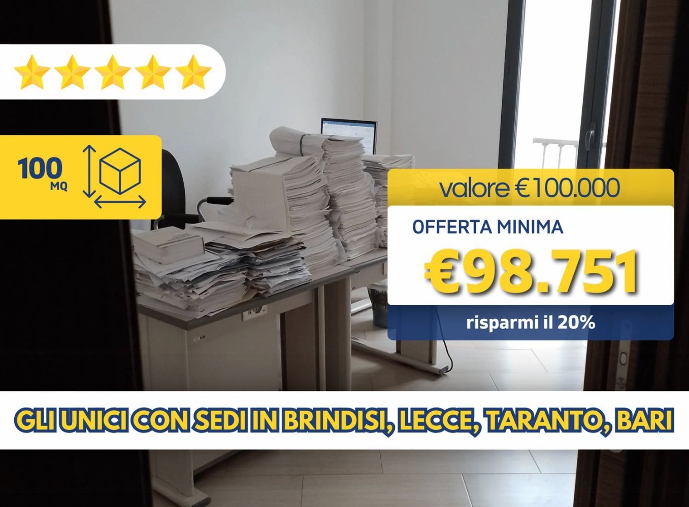 Büro in Latiano, Italy 100m², Nr. 384562