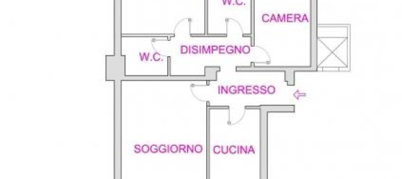 3-Zimmer Wohnung in Varedo, Italy, Nr. 42264 22