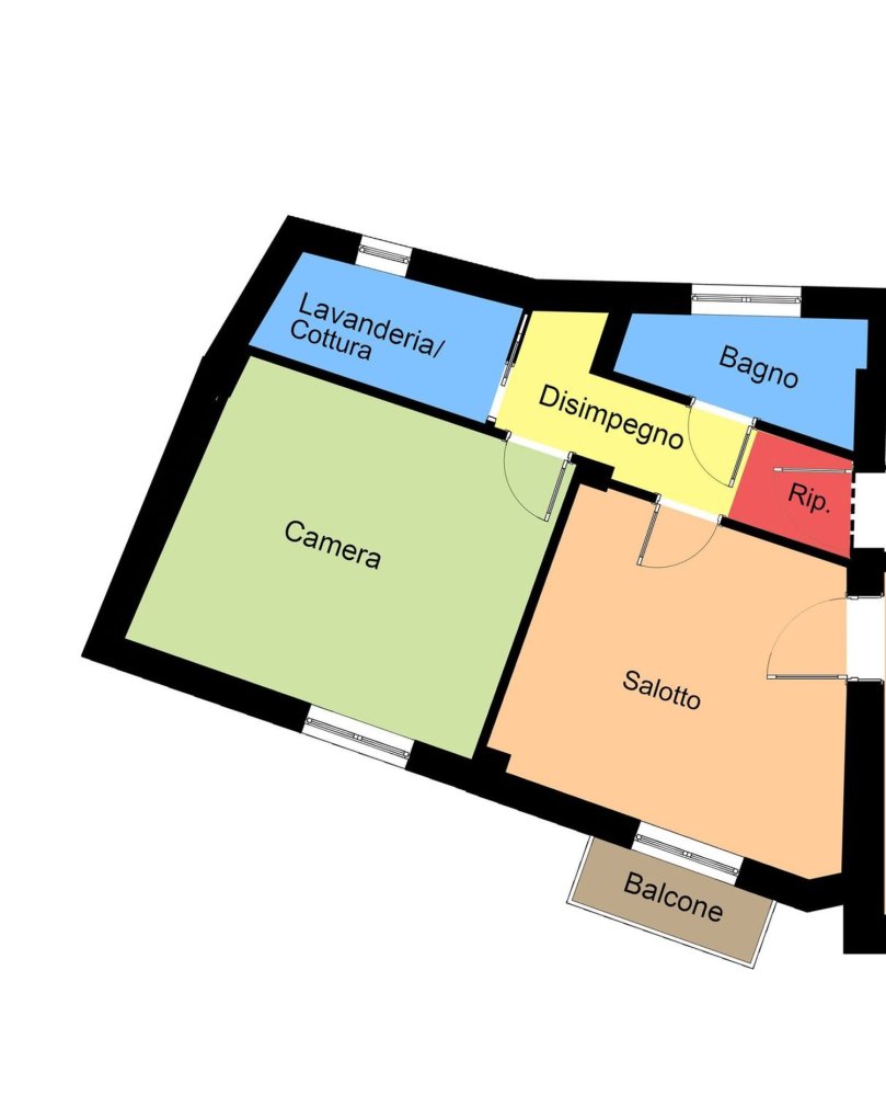 Квартира с 2 спальнями в Верона, Италия № 342687