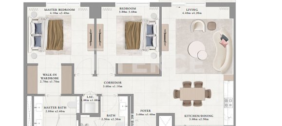 2 غرف نوم شقة في Mina Rashid, UAE رقم 44787 10