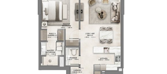 3 Schlafzimmer Wohnung in Dubai, UAE, Nr. 123902 13