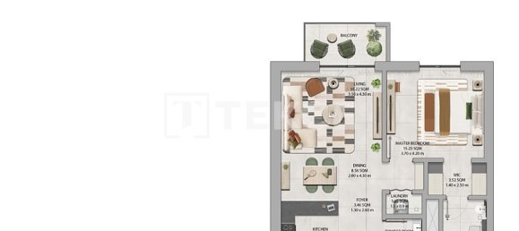 2 chambres appartement à vendre à Dubai Land, Dubai, UAE № 197914 23