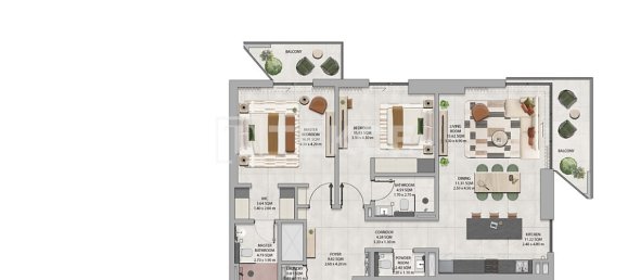 2 chambres appartement à vendre à Dubai Land, Dubai, UAE № 197914 19