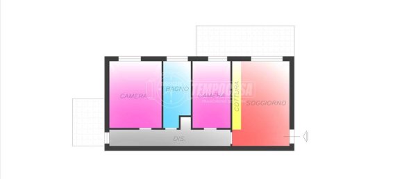 3-Zimmer Wohnung in Giussago, Italy, Nr. 91508 12