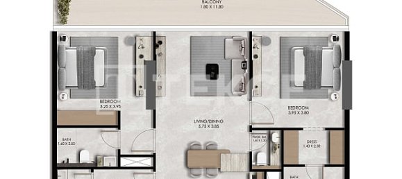 2 bedrooms Apartment in Dubai Studio City, UAE No. 53505 7