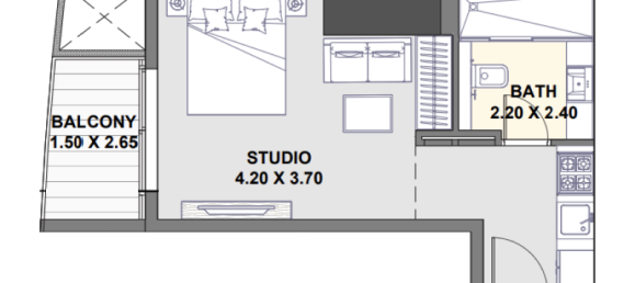 Studio in Dubai Marina, UAE No. 121366 4