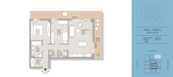 3-Zimmer Wohnung in Wien, Austria, Nr. 212686 21