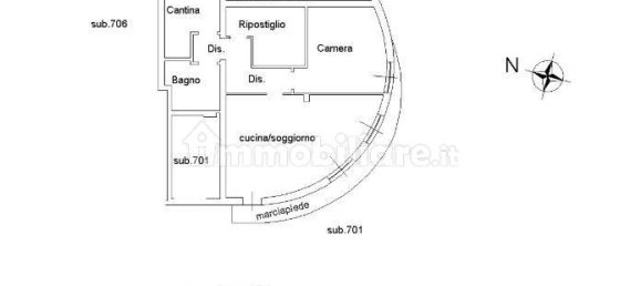 1 Schlafzimmer Wohnung in Locatello, Italy, Nr. 259872 13