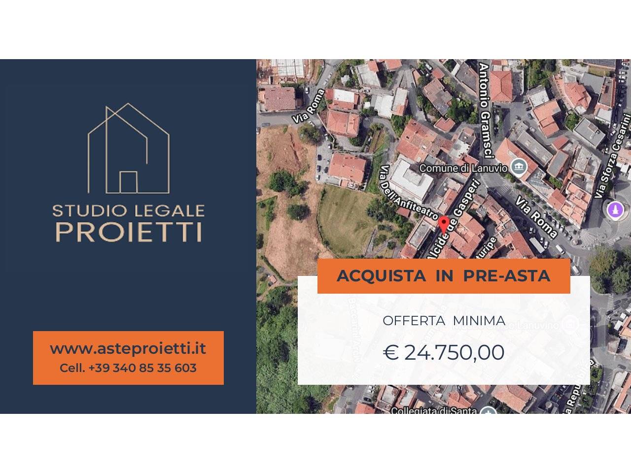 1 غرف نوم شقة في Lanuvio, Italy رقم 307377