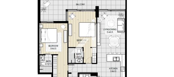 2 bedrooms Apartment in Dubai, UAE No. 65714 29