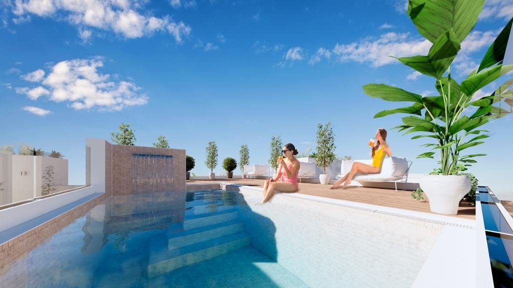 2 غرف نوم بانتهاوس في Torrevieja, Spain رقم 7242