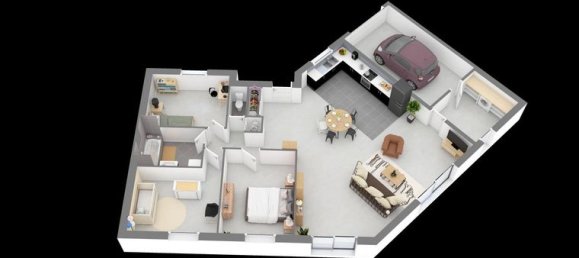 Casa de 3 dormitorios en Angerville-l'Orcher, France No. 353397 3