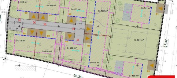  قطعة أرض في Agneaux, France 411متر مربع رقم 106191 2