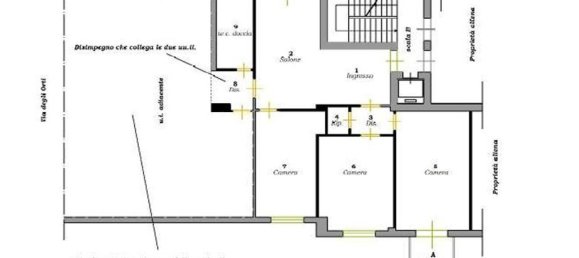 5 rooms Apartment in Palermo, Italy No. 50431 4