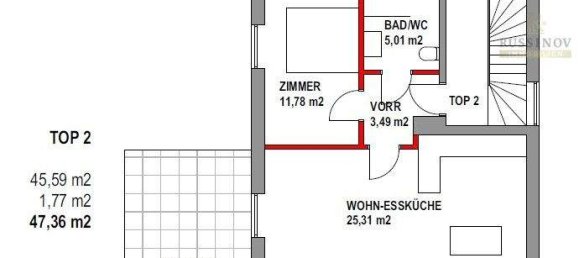 2 rooms Apartment in Klagenfurt am Worthersee, Austria No. 222654 4
