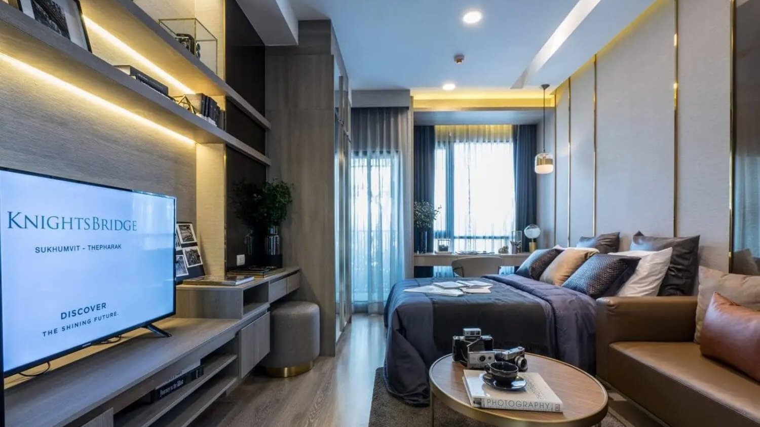 شقة 1 غرف نوم  في KNIGHTSBRIDGE SUKHUMVIT THEPHARAK Bangkok, Thailand رقم 28072