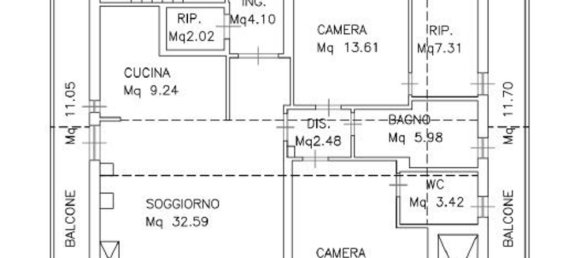 4 rooms Apartment in Riccione, Italy No. 163307 21