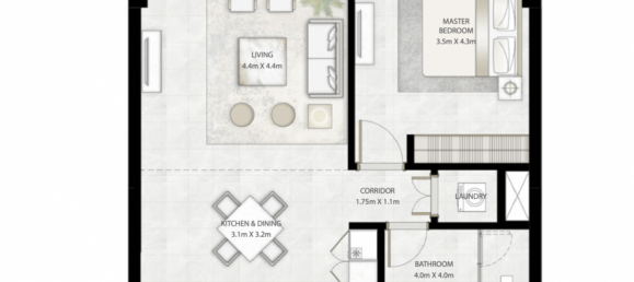 1 chambre Appartement à BEACH VISTA, Dubai, UAE No. 61209 8