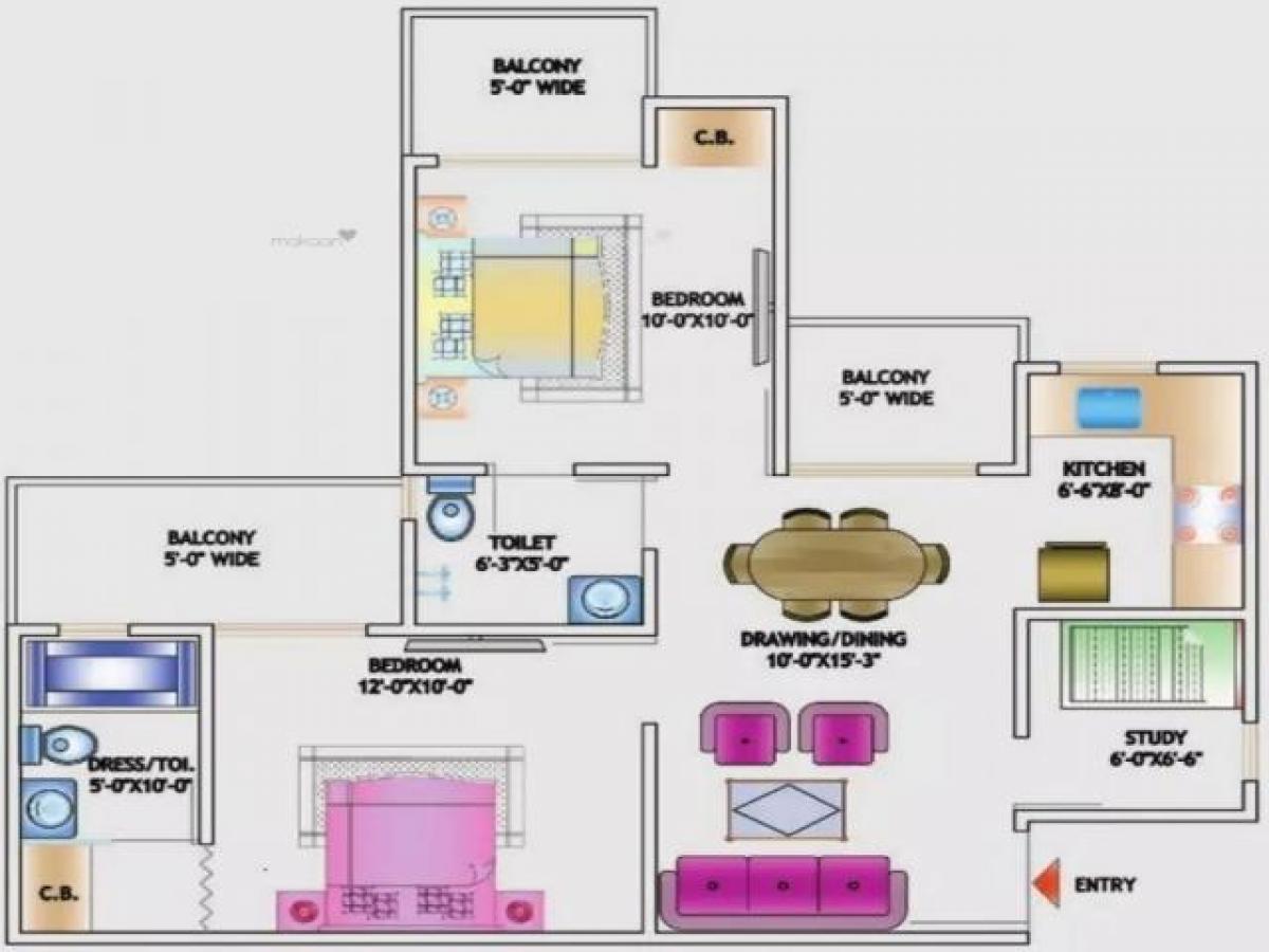 Casa T2 em Noida, India N.º 67472