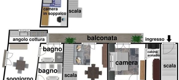 Apartamento de 4 habitaciónes en Naples, Italy No. 206777 30