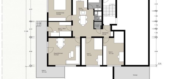 4 Schlafzimmer Wohnung in Esslingen, Germany, Nr. 292821 4