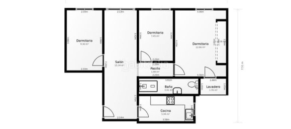 3 bedrooms Apartment in L'Hospitalet de Llobregat, Spain No. 165387 27