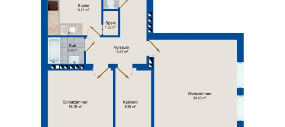 3-Zimmer Wohnung in Wiener Neustadt, Austria, Nr. 210524 11