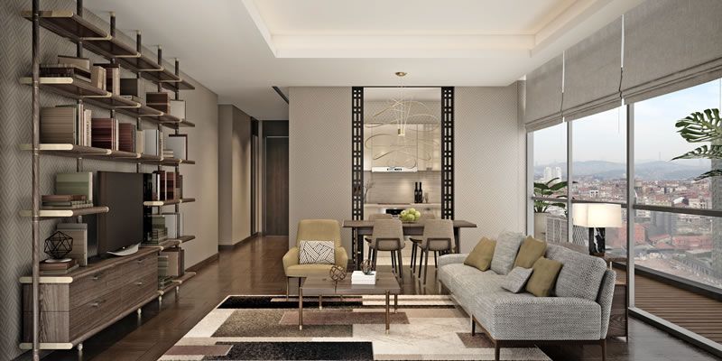 شقة 1+1 في Bomonti Residence by Rotana, Sisli, Turkey رقم 34573