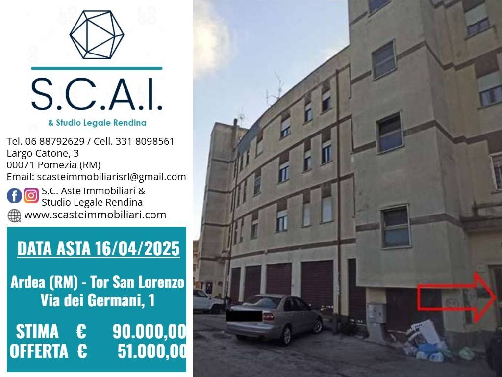 Apartamento T2 em Ardea, Italy N.º 198778