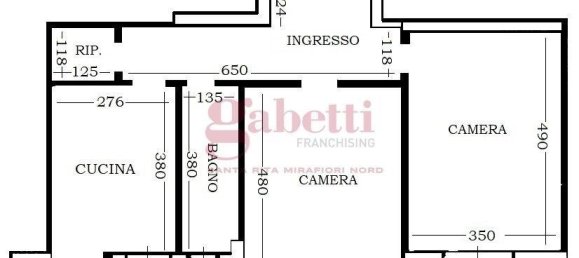 3-salle Appartement à Turin, Italy No. 40800 36