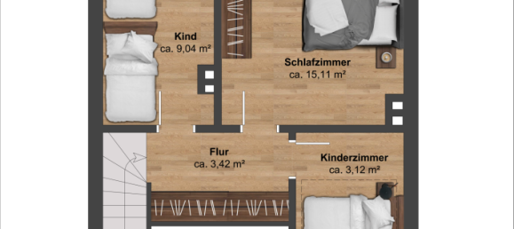 2 chambres Maison de ville à Osterholz, Germany No. 260890 25