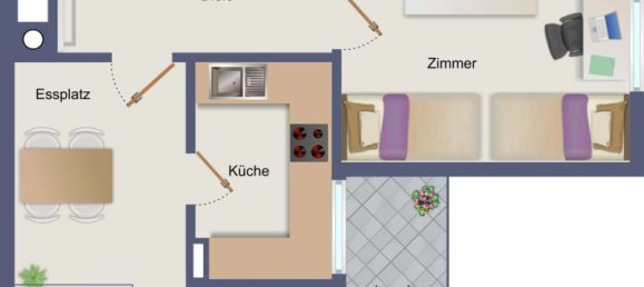 2 غرف نوم شقة في Karlsruhe, Germany رقم 267577 12