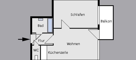 1 Schlafzimmer Wohnung in Stuttgart, Germany, Nr. 83454 2