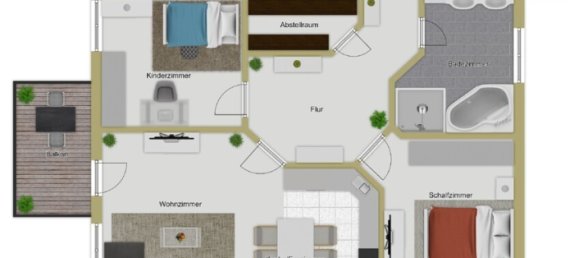 3غرفة شقة في Bodenseekreis, Germany رقم 73276 15