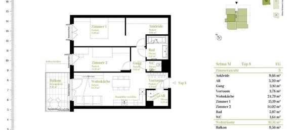 3-Zimmer Wohnung in Wien, Austria, Nr. 179864 13