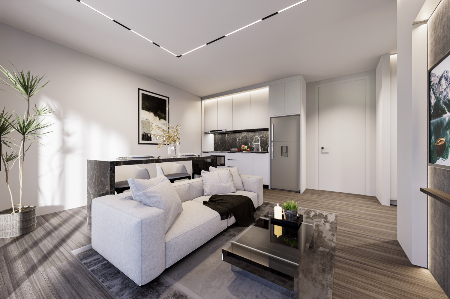 Apartamento com 1 quarto em condomínio em Rawai, Thailand N.º 79980