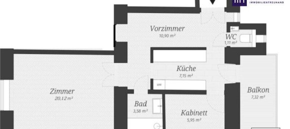 2غرفة شقة في Rudolfsheim-Funfhaus, Austria رقم 194989 26