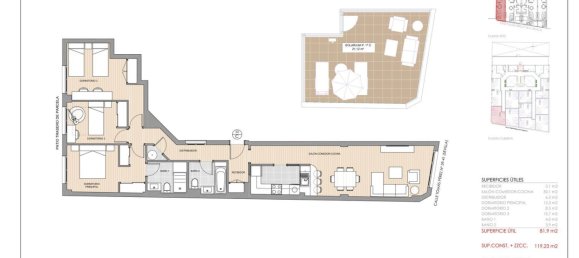3 Schlafzimmer Wohnung in Andalusia, Spain, Nr. 150555 2