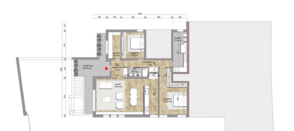 Дуплекс с 8 комнатами в Тревизо, Италия № 132776 3