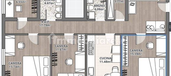 4 غرف نوم شقة في Milan, Italy رقم 250974 2