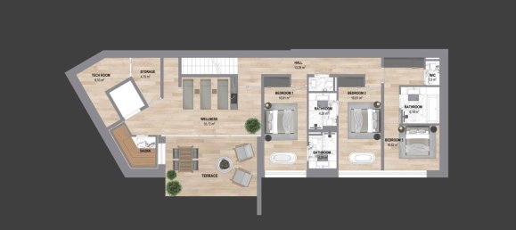  قطعة أرض في Maria Alm am Steinernen Meer, Austria 630متر مربع رقم 23117 10