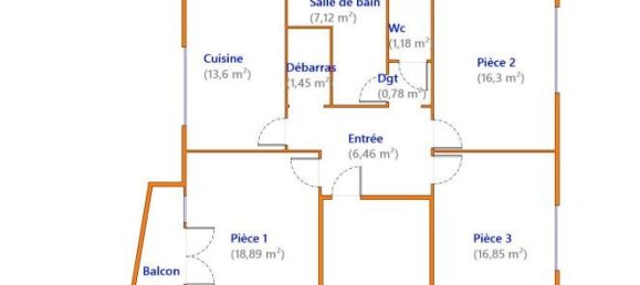 Apartamento T4 em Flavigny-sur-Moselle, France N.º 87997 8