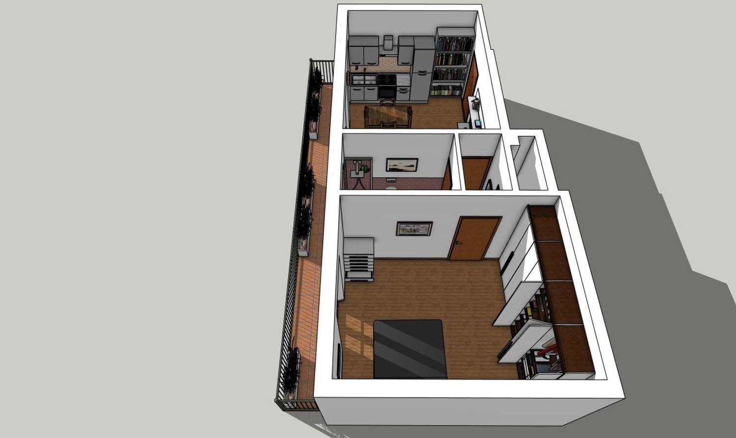 2 rooms Apartment in Florence, Italy No. 38893