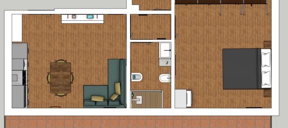 2 rooms Apartment in Florence, Italy No. 38893 4