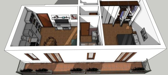 2 rooms Apartment in Florence, Italy No. 38893 7