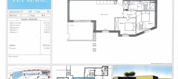 3 rooms Apartment in Ghisonaccia, France No. 38852 6