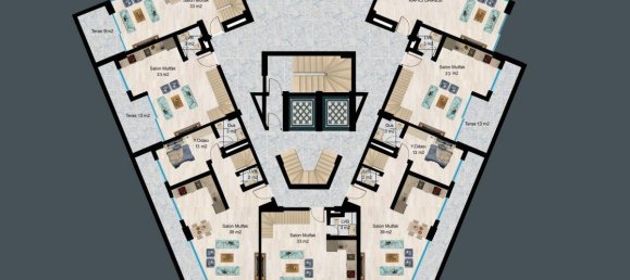 Apartamento de 2 habitaciónes en Demirtas, Turkey No. 29967 11