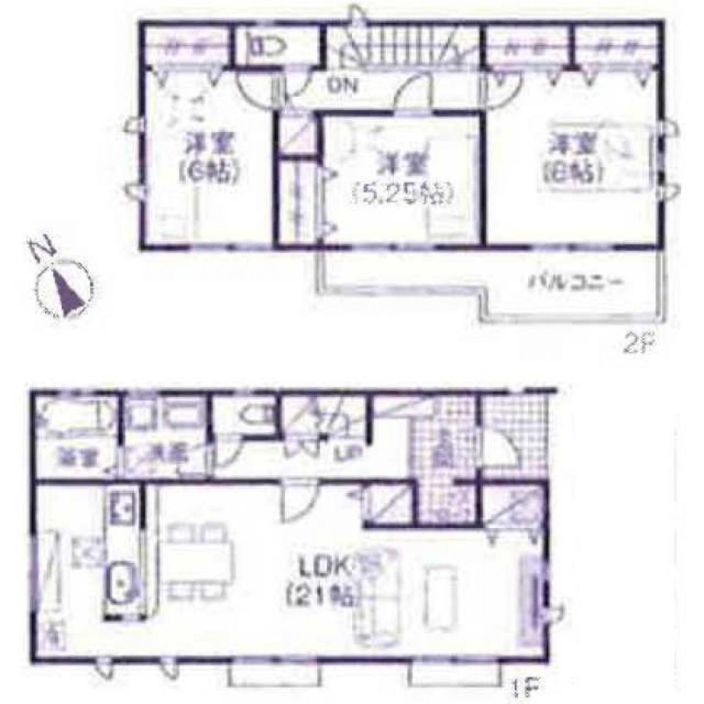 3 غرف نوم منزل في Saitama, Japan رقم 1871