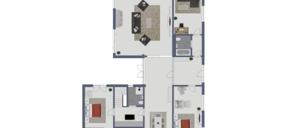 Дом с 3 спальнями в Вольфенбюттель, Германия № 291974 25