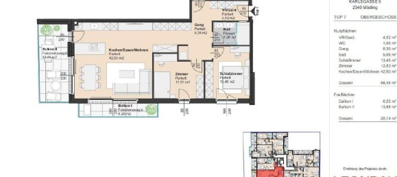 Apartamento de 3 divisões em Modling, Austria N.º 117715 8